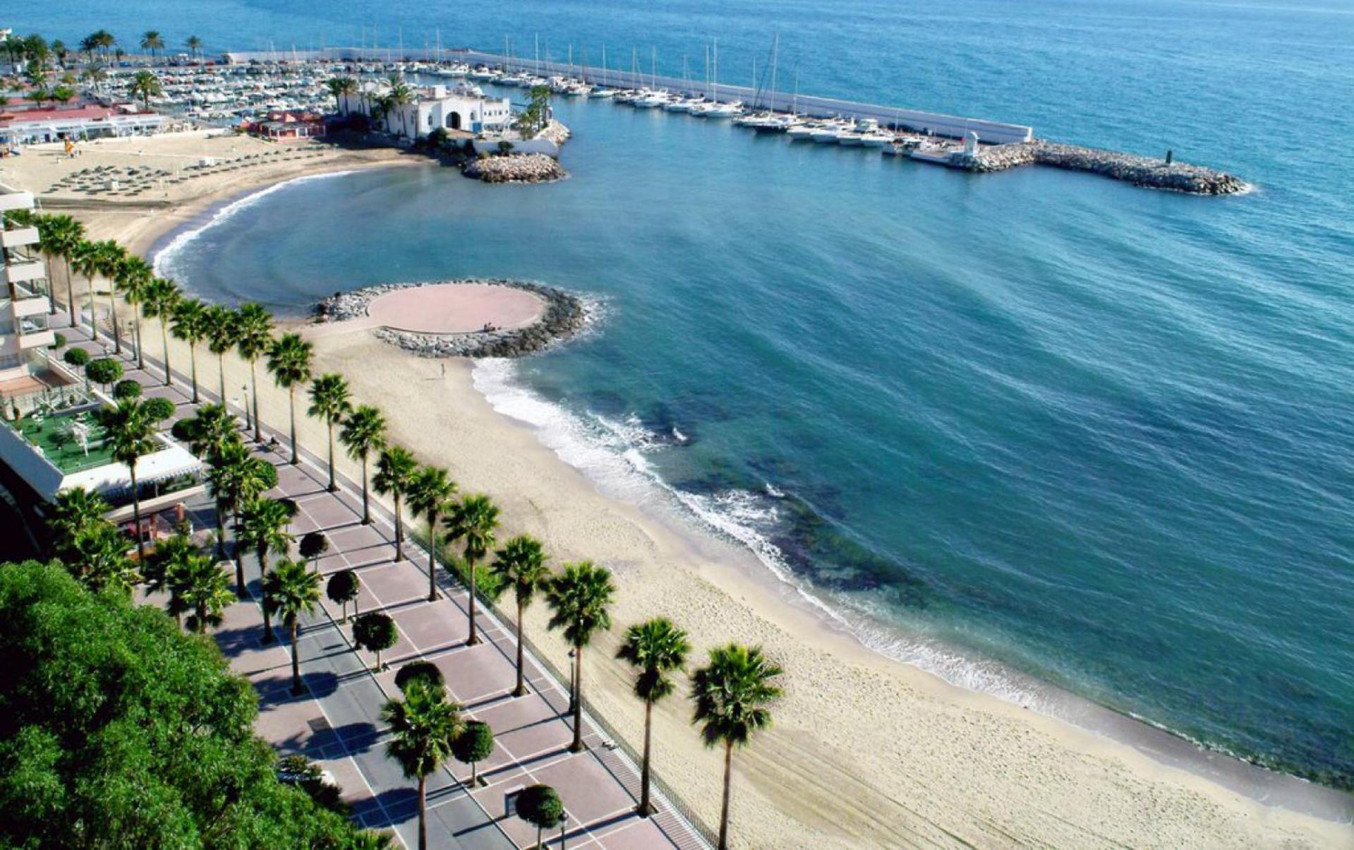 דירות Seafront In Marbella With Pool And Garage מראה חיצוני תמונה